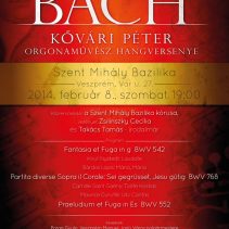 Bach³ – Kővári Péter orgonaművész hangversenye Veszprémben