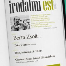 Parnasszus kortárs apostolai IV. évad – Berta Zsolt