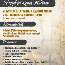 Az Aegis Kultúráért és Művészetért Alapítvány nagyböjti zenés áhítata Veszprémben