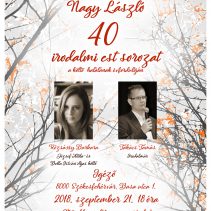 Nagy László 40 irodalmi est sorozat // Rózsássy Barbara